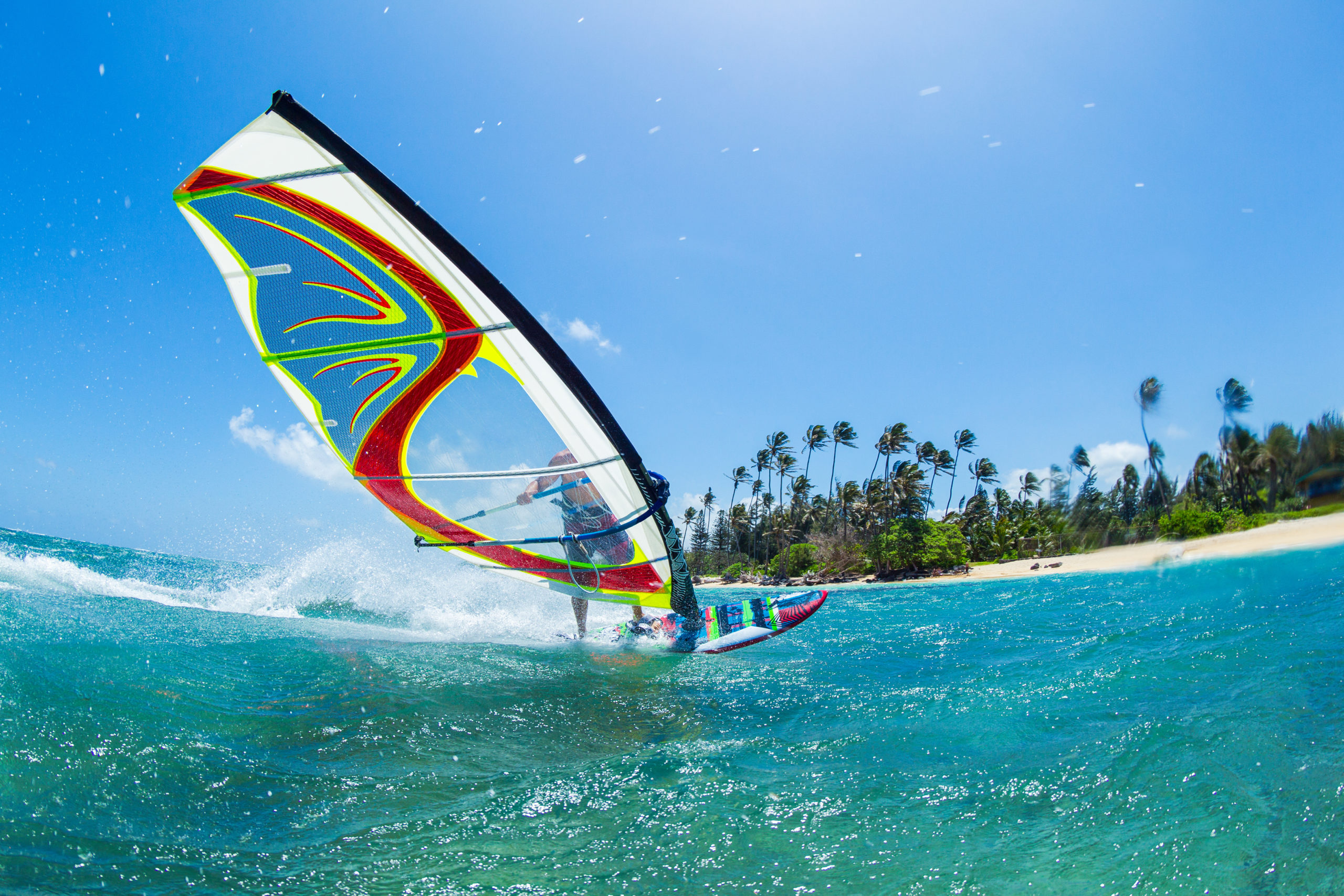 Windsurfing, Fun in the ocean, Extreme Sport